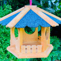 DARLUX Sechseck Vogel Futter Haus  Futterstelle Vogelhaus...