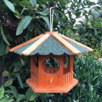 DARLUX Vogel Futter Haus Futterstelle Sechseck...