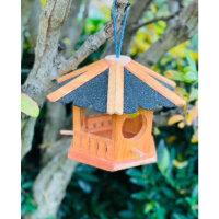 DARLUX Sechseck Vogel Futter Haus  Futterstelle Vogelhaus...