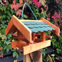 DARLUX Rechteckiges Vogel Futter Haus  Futterstelle Holz...