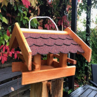 DARLUX Rechteckiges Vogel Futter Haus zum Hängen...