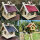 DARLUX Rechteckiges Vogel Haus Futterstelle aus Holz Natur/Dunkelbraun/Braun/Rot
