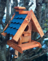 DARLUX Rechteckiges Vogelhaus Vogel Futter Haus...