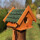 DARLUX Garten Holz Eichhörnchenhaus Nistkasten Brutstätte Futterhaus Braun/ Grün Wetterfest