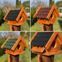 DARLUX Holz Eichhörnchenhaus -Futterhaus Nistkasten...