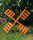 2x DARLUX Ersatz Flügel M für Garten-Windmühle Windmühlenflügel Holz Braun 51 cm