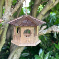 DARLUX Sechseck Vogel Futter Haus  Futterstelle Vogelhaus...