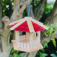 DARLUX Sechseck Vogel Futter Haus  Vogelhaus Hängend...
