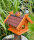 DARLUX Rechteckiges Vogelhaus L Vogel Futterstelle Haus aus Holz Braun/ Rot Vogelfutterhaus Wetterfest