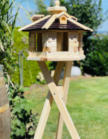 DARLUX Vogel Futter Haus L Futterstelle Sechseck...