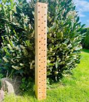 DARLUX Garten Wildbienen- Insektenhotel Nisthilfe Hartholz Stamm Naturbelassen 900 mm  Hartholz Stamm Freistehend