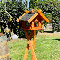 DARLUX Rechteckiges Vogelhaus L Vogel Futterstelle Haus +...