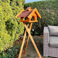 DARLUX Rechteckiges Vogel Futter Haus L...