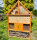DARLUX Garten Holz Insektenhotel XL Wildbienen-Nisthilfe Insektenhaus Braun Artgerecht Freistehend