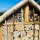 DARLUX Garten Holz Insektenhotel XXL Wildbienen-Nisthilfe Insektenhaus Naturbelassen Wetterfest Artgerecht nach NABU Produziert von Werkstätten für behinderte Menschen.
