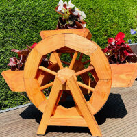 DARLUX Garten/ Balkon Holz Blumentreppe Blumenrad 3er...