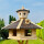Vogel Futter Haus XXL Sechseck Futterstelle Vogelhaus+ Ständer Natur/Dunkelbraun