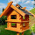 DARLUX Rechteckige Vogelvilla XL Doppelstock Vogelhaus aus Holz Braun/ Schwarz Garten Vogelfutterhaus Wetterfest