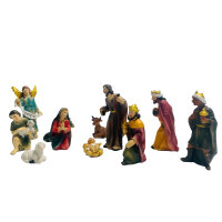 DARLUX 11 Weihnachts- Krippen Figuren Set ca.8 cm...