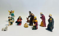 DARLUX 11 Weihnachts- Krippen Figuren Set ca.8 cm...