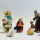 DARLUX 11 Weihnachts- Krippen Figuren Set ca.8 cm Dekoration Handbemalt Jahreszeitliche Dekoration