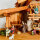 DARLUX Weihnachts- Holz Krippe + Figuren Dekoration Handgefertigt Holzschnitzerei Jahreszeitliche Dekoration