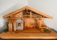 DARLUX Weihnachts- Holz Krippe Dekoration Handgefertigt...