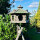 DARLUX Vogelfutterhaus XL Sechseck Vogelhaus + Ständer Futterstelle Braun/ Grün Garten Vogelfutterhaus Wetterfest