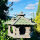 DARLUX Vogelfutterhaus XL Sechseck Holz Vogelhaus Futterstelle Braun/ Grün Garten Vogelfutterhaus Wetterfest