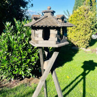DARLUX Vogelhaus L Vogel Futter Haus Futterstelle +...