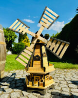DARLUX Sechseck Doppelstock-Garten-Windmühle aus...
