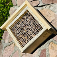DARLUX Garten Holz Insektenhotel L Wildbienen-Nisthilfe...