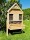 DARLUX Holz Insektenhotel XL Wildbienen Nisthilfe Insektenhaus Blumenkasten