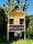 DARLUX Garten Holz Insektenhotel XXL Wildbienen-Nisthilfe Insektenhaus Natur Freistehend