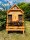 DARLUX Holz Insektenhotel XL Wildbienen Insektenhaus Blumenkasten Braun Holz