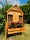 DARLUX Holz Insektenhotel XL Wildbienen Insektenhaus Blumenkasten Braun Holz