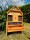 DARLUX Holz Insektenhotel XL Wildbienen Insektenhaus Blumenkasten Braun Holz