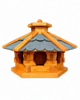 DARLUX Vogelfutterhaus I Futterstelle I Sechseck...