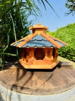 DARLUX Vogelfutterhaus I Futterstelle I Sechseck...