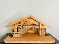 DARLUX Weihnachts- Holz Krippe Dekoration Handgefertigt...