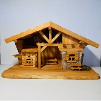 DARLUX Weihnachts- Holz Krippe Dekoration Handgefertigt...