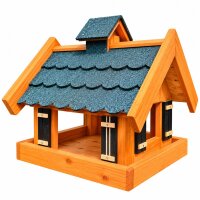 DARLUX Rechteckiges Vogel Futter Haus  Futterstelle Holz...