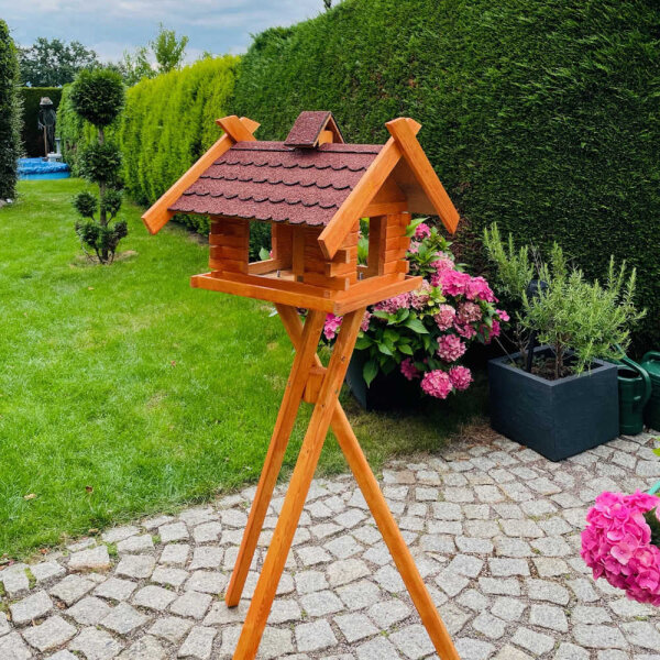 Rot mit Ständer